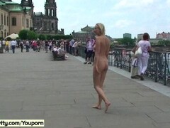 Hot Agnes and crazy Linda naked on public streets Thumb