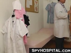 Voyeur gyno doctor vagina exam Thumb