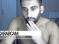 Turkish gay hunk Playing With his cock Thumb