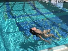 Jessica Lincoln innocent teen underwater Thumb