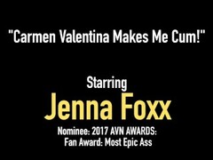 Black Beauty Jenna Foxx Pussy Fucks Hot Thick Babe Carmen Valentina! Thumb