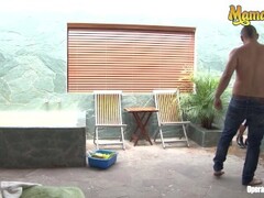 OperacionLimpieza - Rosa Galindo Colombian Maid Cleans Dick With Her Tight Pussy - MAMACITAZ Thumb
