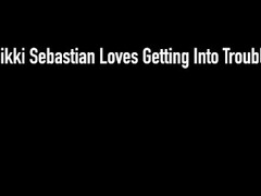 BDSM Stocking Clad Babe Samantha Grace Tickles Bound Beauty Nikki Sebastian Thumb