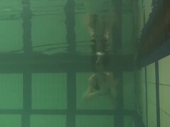 Andreeva teen Russian swimming in the pool Thumb