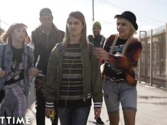Teenage Lesbian: Kendra & Kristen- Pussy Eating Picnic -ADULT TIME Thumb