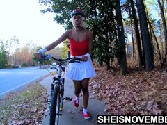 4k Msnovember Panties Yank From Pussy And Fucked Raw By Best Friend After Bike Ride Big Booty Upskir Thumb