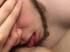 My friend licked my wet pussy, and I could not resist and very quickly finished Thumb