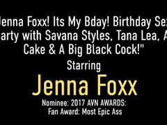 Jenna Foxx Wants Some Cream In Her BD Cake With Tana Lea & Savana Styles! Thumb
