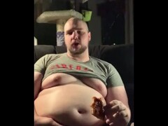 Fatboy eats a pizza Thumb