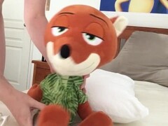 Nick Wilde plush toy gets fucked in the ass and cummed on Thumb