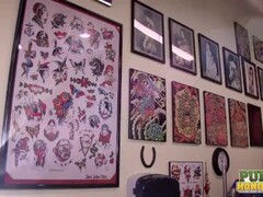 Publichandjobs - Asians Miatsu And Suki Paying For Tattoo With A Handjob Thumb