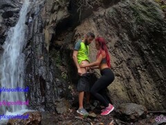 Public Sex In A Waterfall Thumb